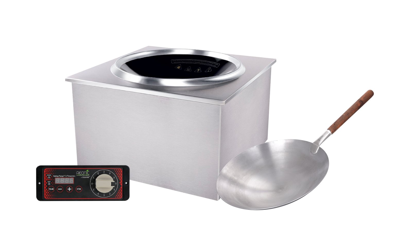 Tabletop Induction Wok with SS 430 Kadai